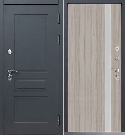 Входная дверь Command Doors Lord 6S Белая Лиственница